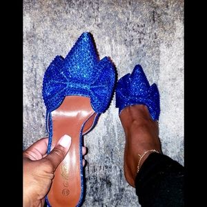 Ladies crystal shoes
